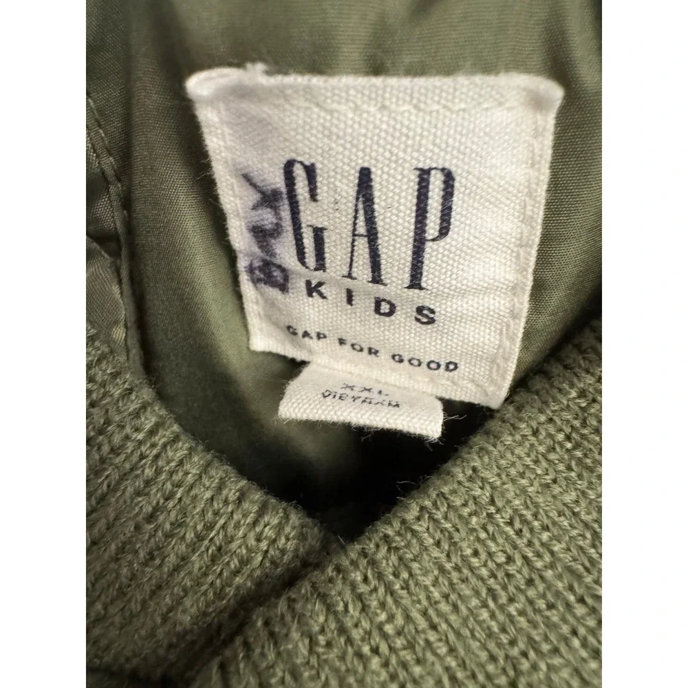 Gap kids XXL green puffer coat‎ EUC
